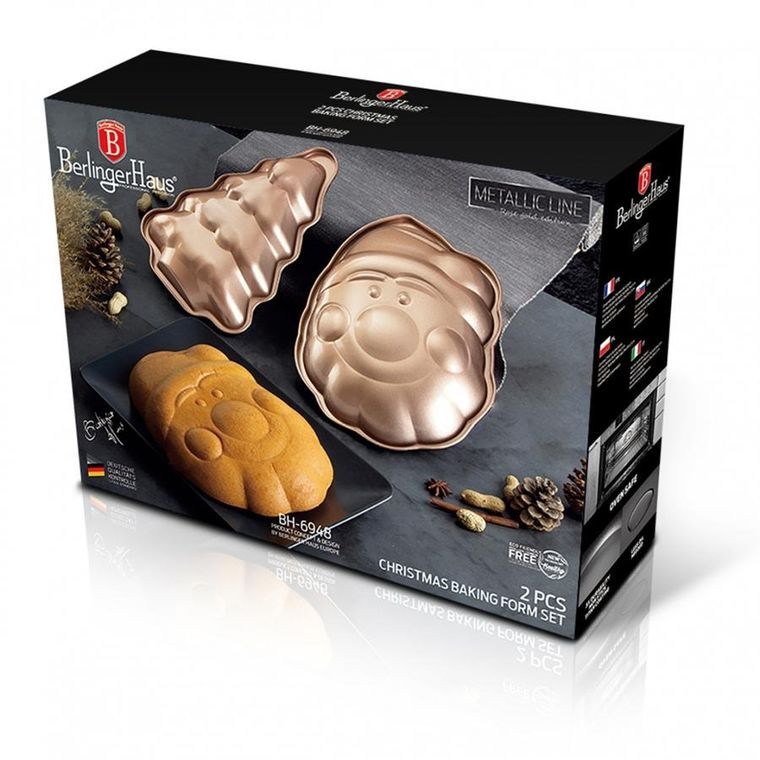 Berlinger Haus, Rose Gold, formy do świątecznych wypieków