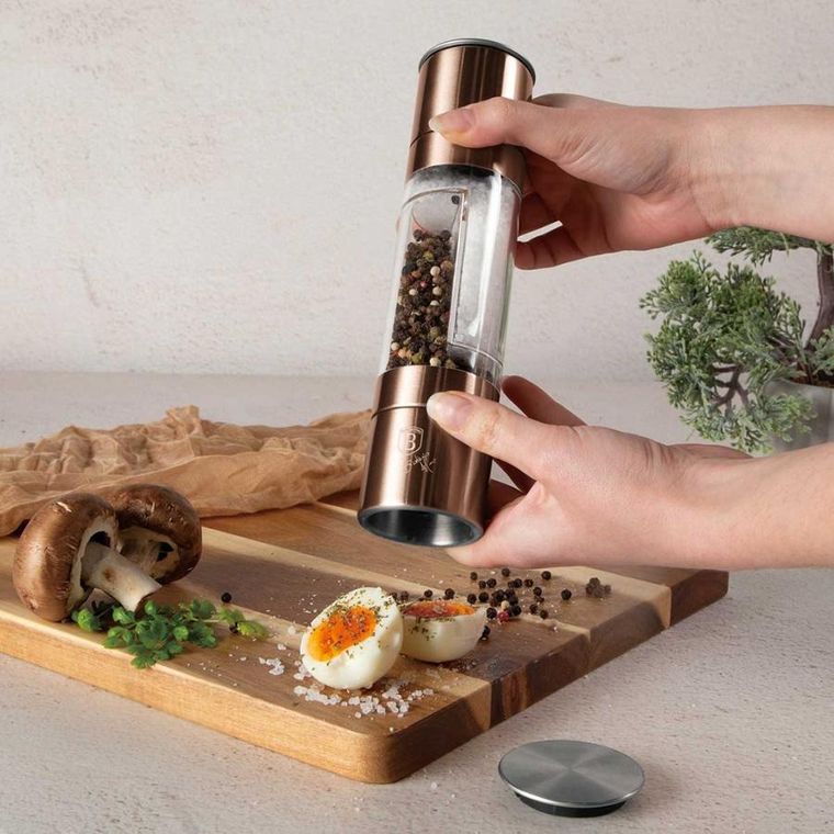 Berlinger Haus, Rose Gold, młynek do pieprzu i soli