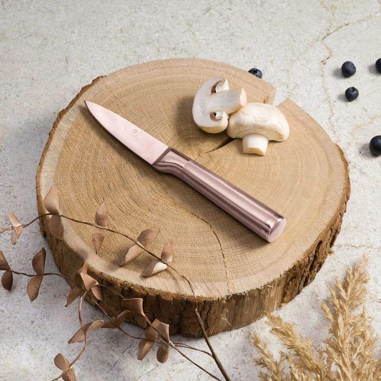 Berlinger Haus, Rose Gold, stalowy nóż do obierania, 9,5 cm, bh-2939