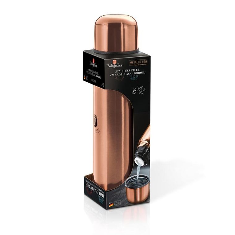 Berlinger Haus, Rose Gold, termos stalowy, 1l, BH-7605