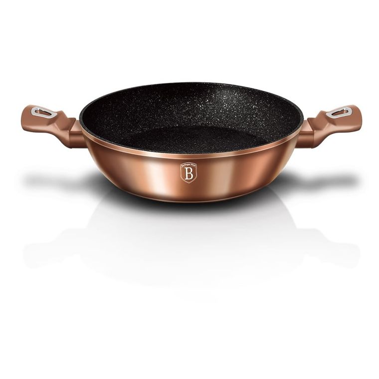 Berlinger Haus, Rose Gold, wok granitowy, 3.8l
