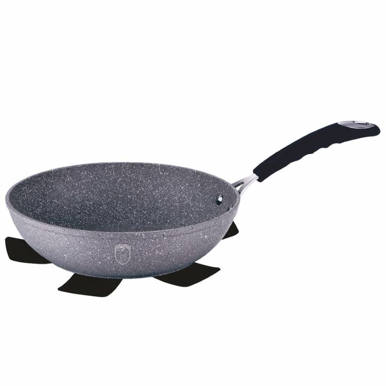 Berlinger Haus, Stone Touch, wok granitowy, 28 cm