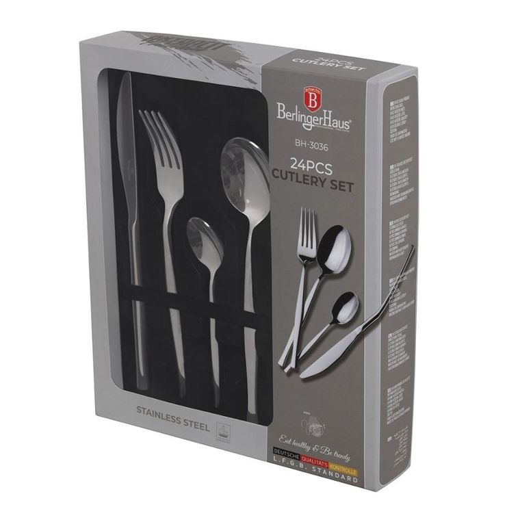 Berlinger Haus, sztućce, połysk, 24 elementy