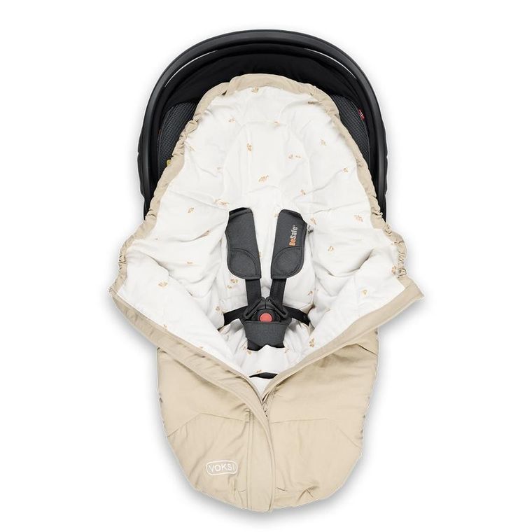 BeSafe Voksi, śpiworek do fotelika i wózka Move Light, piaskowy