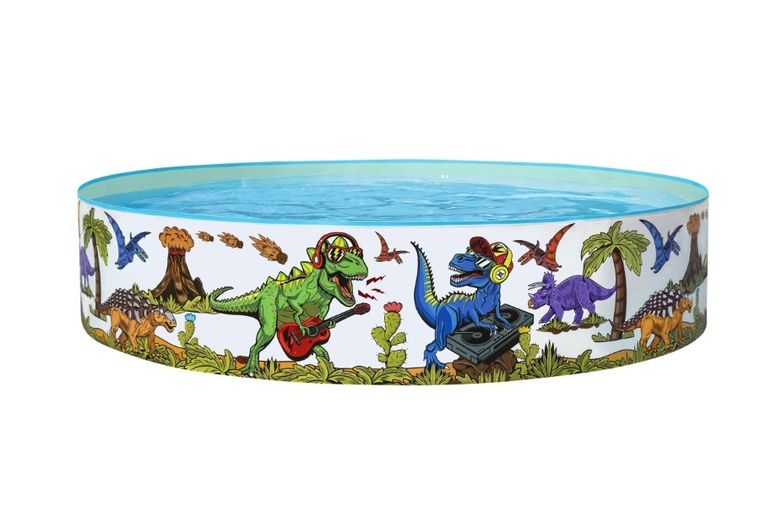 Bestway, basen ogrodowy, rozporowy, dinozaury, 183-38 cm
