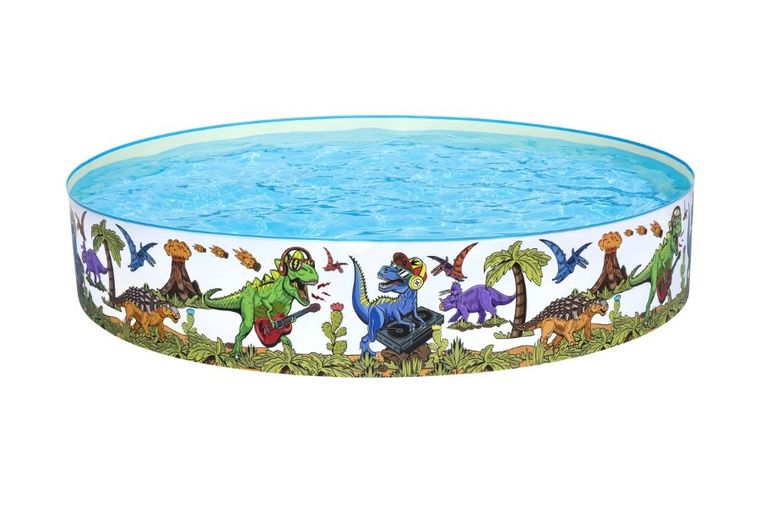 Bestway, basen ogrodowy, rozporowy, dinozaury, 244-46 cm