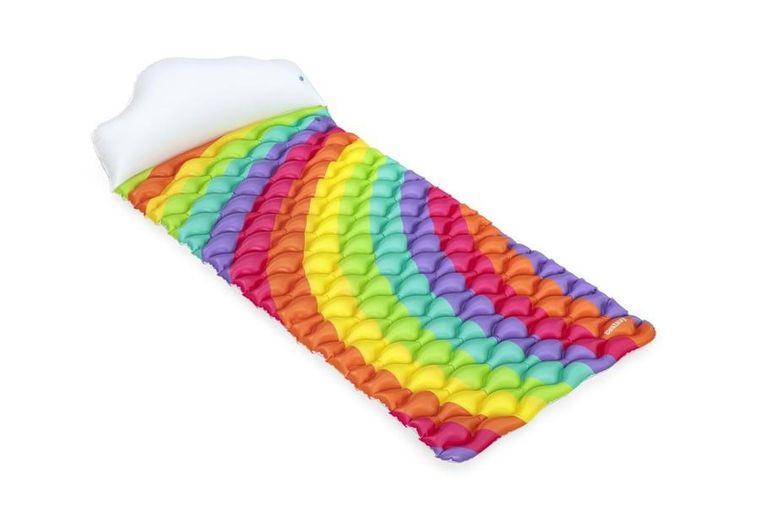 Bestway, dmuchany materac do pływania, tęcza, 216-80 cm