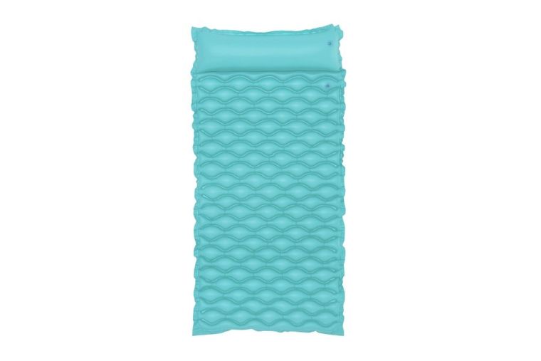 Bestway, dmuchany materac do pływania, zwijany, miętowy, fioletowy, niebieski 213-86 cm