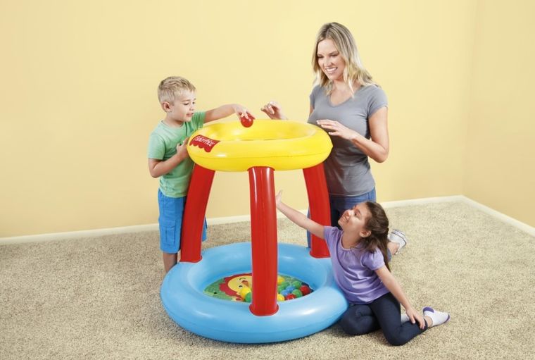Bestway, Fisher-Price, basenik z daszkiem, 89-89-84 cm
