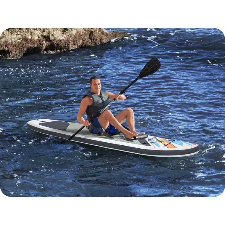 Bestway, Hydro-Force, White Cap Set, deska SUP, 305-84-12 cm
