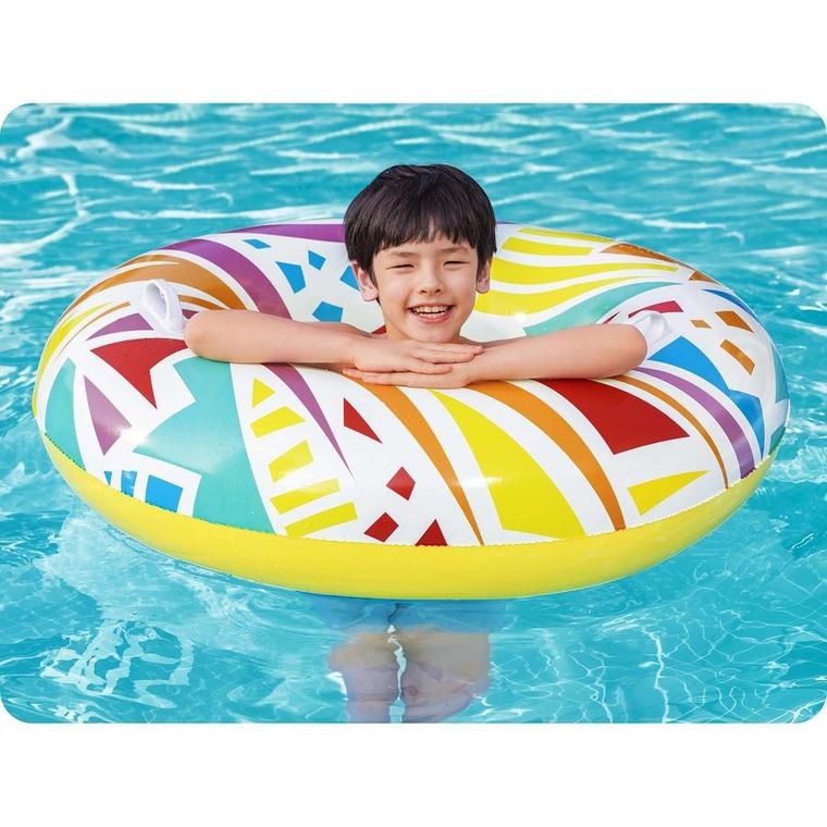 Bestway, koło do pływania, białe, 107cm