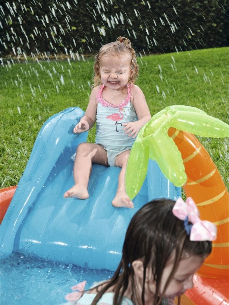 Bestway, Lava Lagoon, dmuchany plac zabaw, 265-265-104 cm