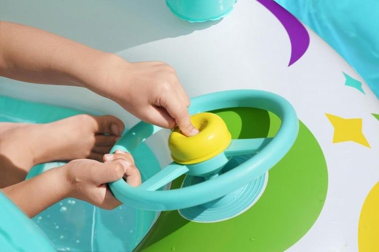 Bestway, łódka, pojazd kosmiczny z daszkiem do pływania, 1.07-1.12 m