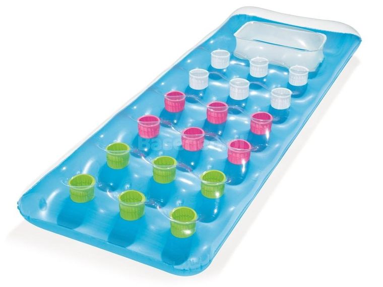 Bestway, materac plażowy z okienkiem, przeźroczysty, 188-71 cm