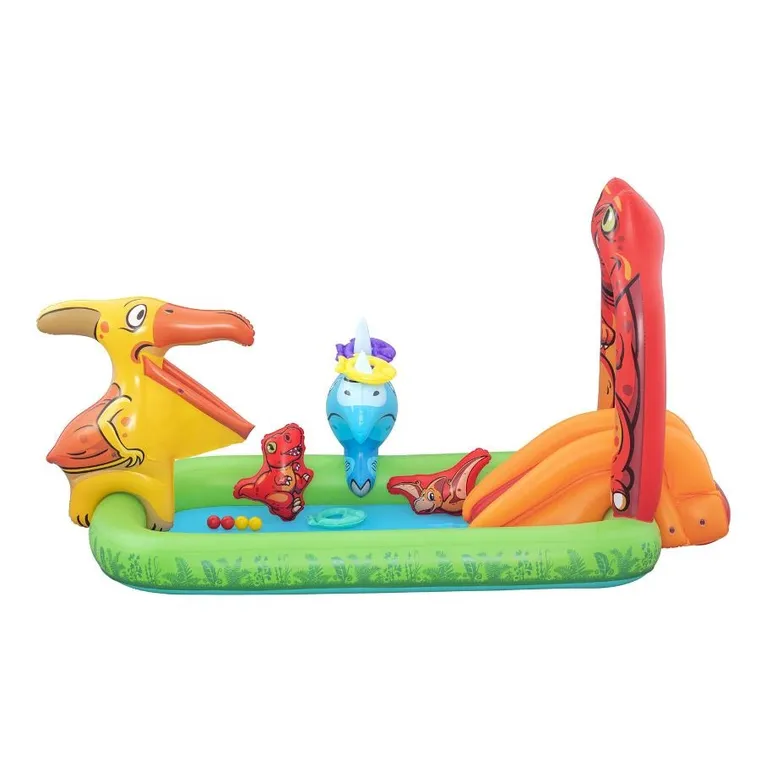 Bestway, plac zabaw, dmuchany, jurassic, 241-140-137 cm