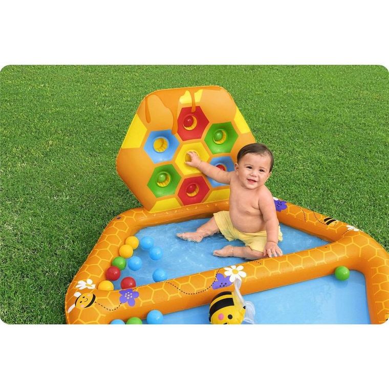 Bestway, plac zabaw, dmuchany, pszczółki, 127-119-61 cm