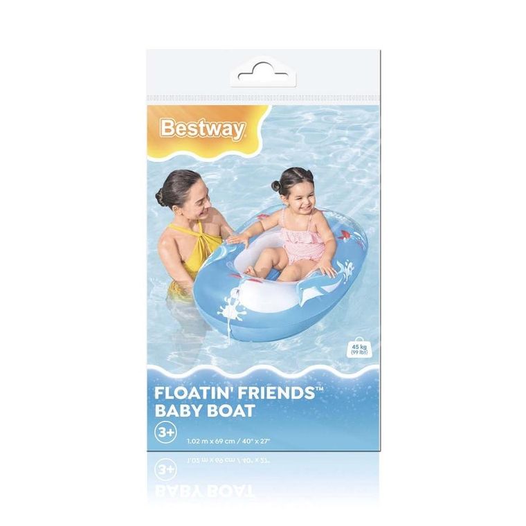 Bestway, ponton plażowy, delfin, 102-69 cm