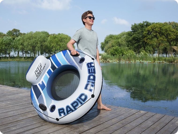 Bestway, Rapid Rider, fotel-koło dmuchane do pływania, o średnicy 135 cm