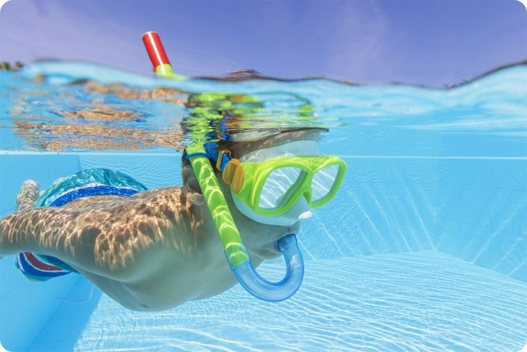 Bestway, zestaw do nurkowania, zielony