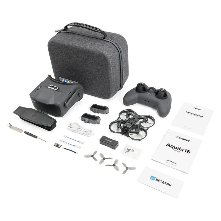 BetaFPV, Aquila16 FPV Kit, dron + gogle FPV
