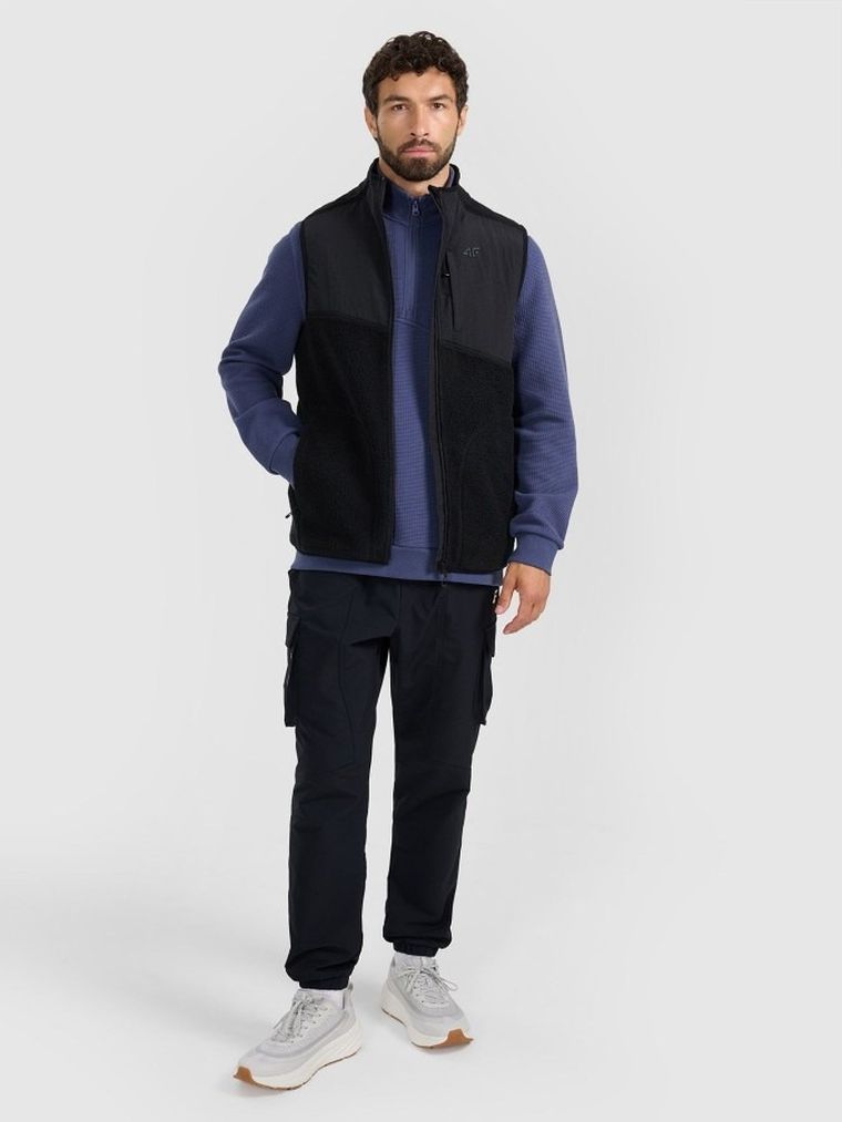 Bezrękawnik męski, czarny, 4F