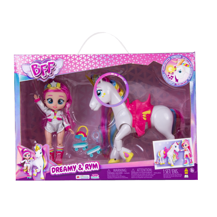 BFF, Dreamy & Rym, lalka modowa z jednorożcem