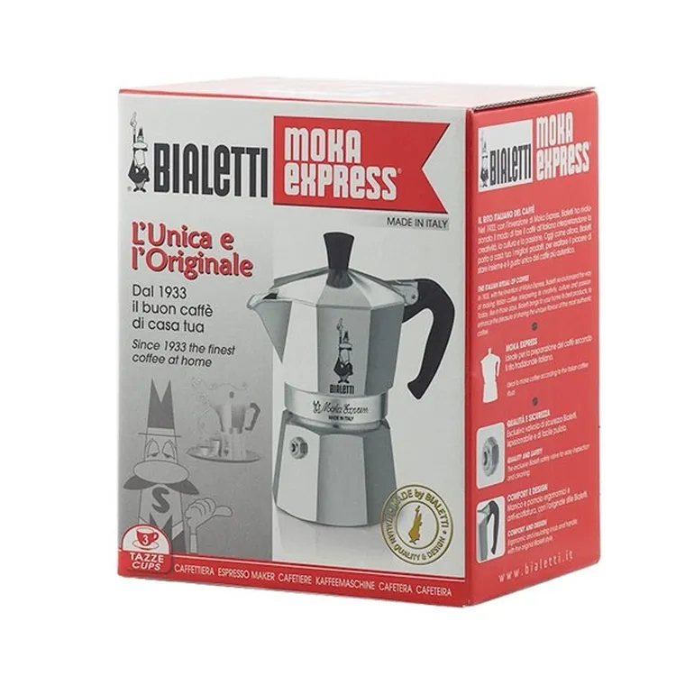 Bialetti, kawiarka Moka Express 3tz