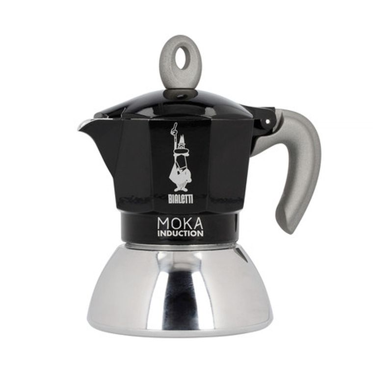 Bialetti, New Moka Induction, kawiarka, 2tz, czarna