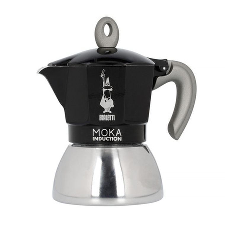 Bialetti, New Moka Induction, kawiarka, 4tz, czarna