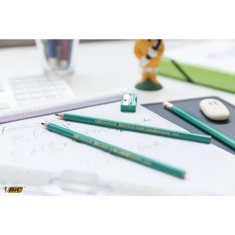 Bic, Evolution Original 650 HB, ołówek bez gumki, blister, 10 szt.