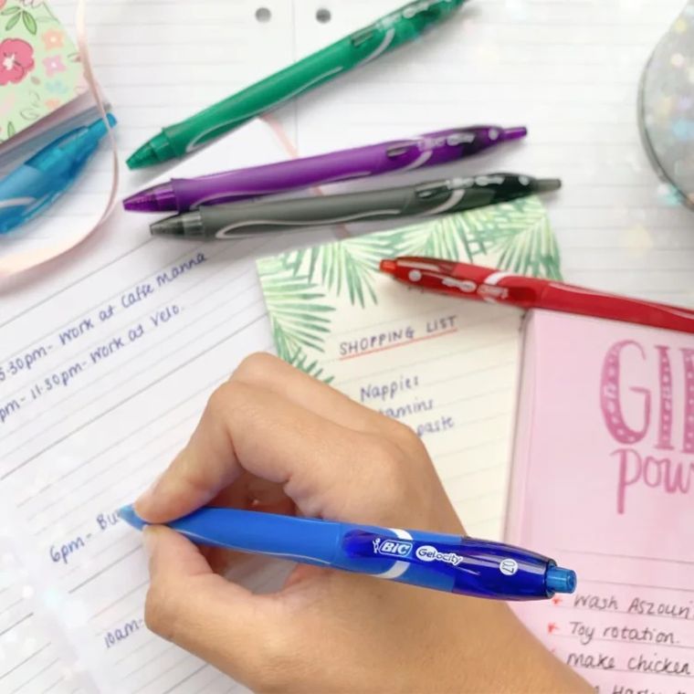 Bic, Gel-ocity, Quick Dry, długopisy żelowe, 3 kolory