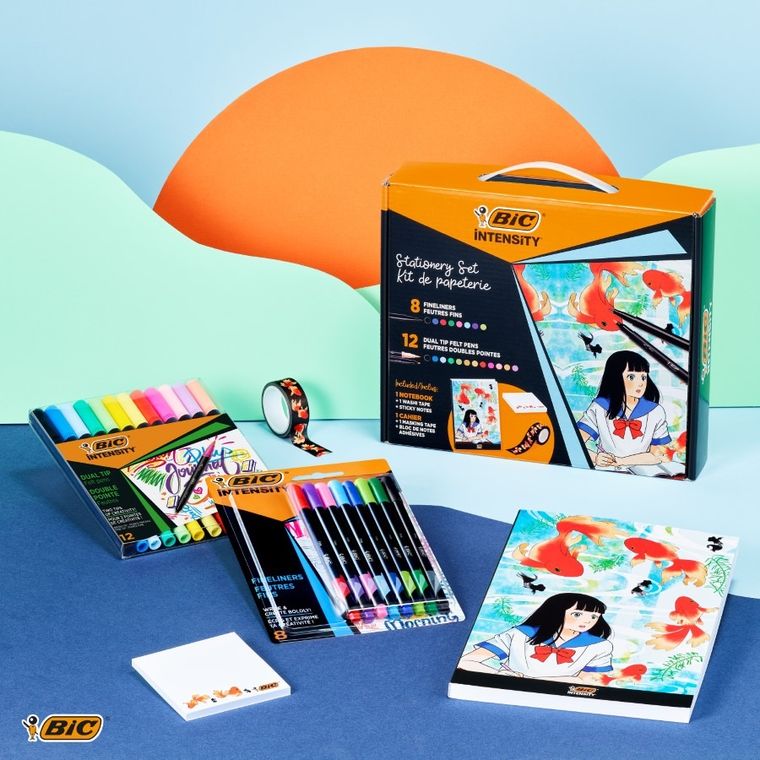 Bic, Intensity Manga, zestaw kreatywny, 8+12 szt.