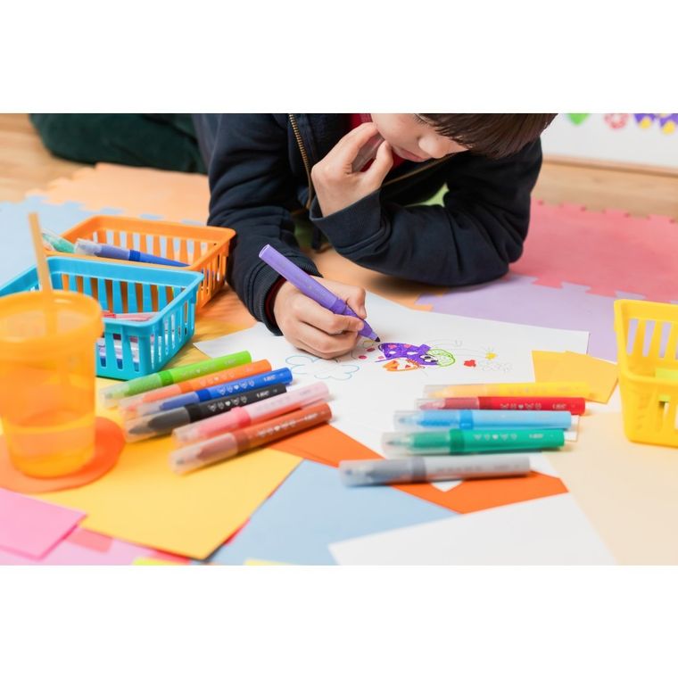 Bic, Kids, Comfort Jumbo, flamastry, 12 kolorów