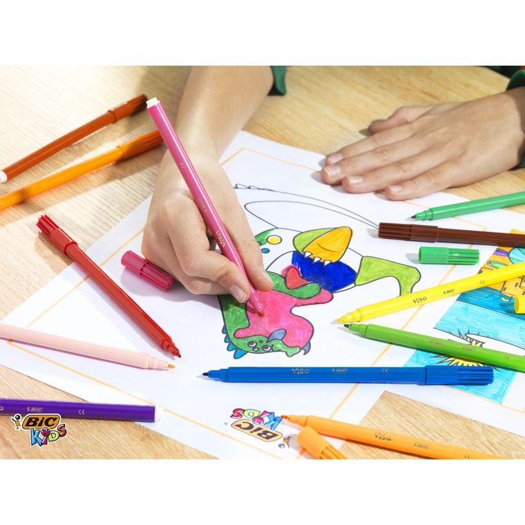 Bic, Kids, Visa, flamastry, 24 szt.