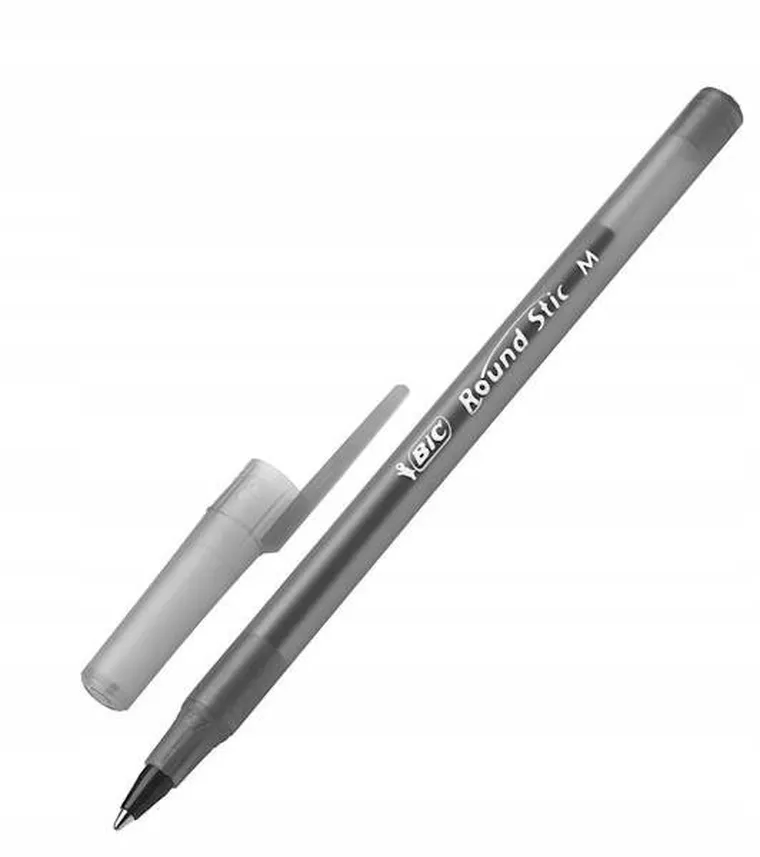 Bic, Round Stic Classic, długopis czarny, 8 szt.