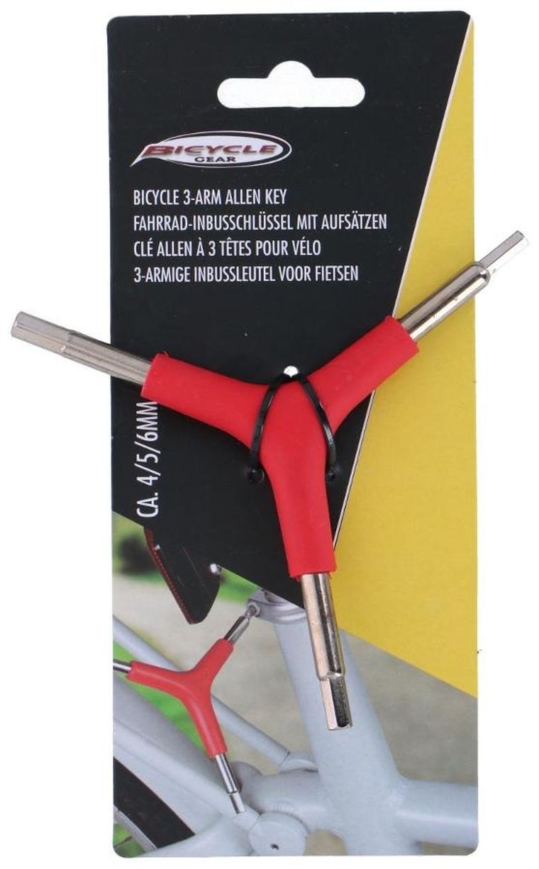 Bicycle Gear, klucz imbusowy typu y, 3 funkcje