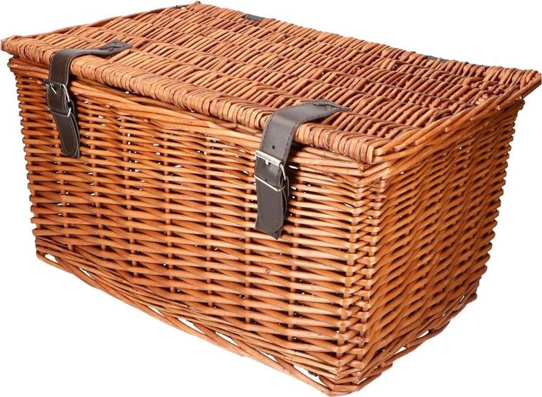 Bicycle Gear, wiklinowy koszyk rowerowy, na przód, 45-30-25 cm