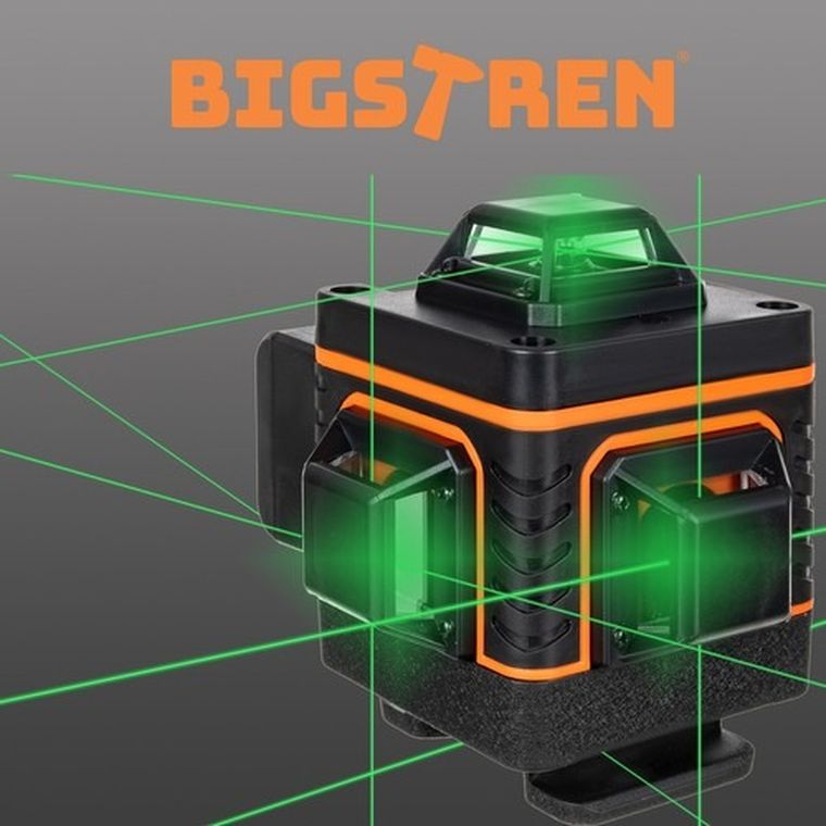 Bigstren, poziomica laserowa 16-liniowa, 360 stopni