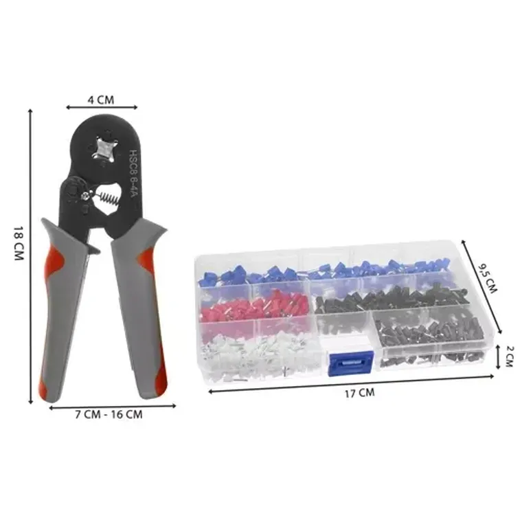 Bigstren, zaciskarka do tulejek, 0,25-10 mm2