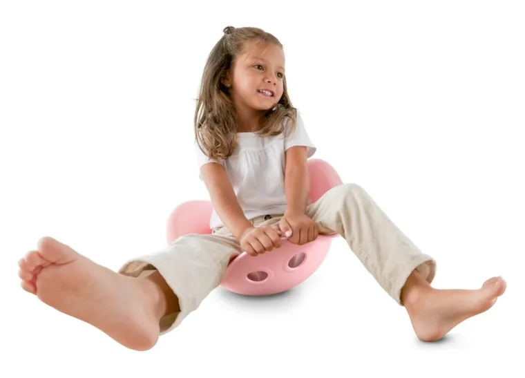 Bilibo, muszelka do zabawy, pudrowo różowa