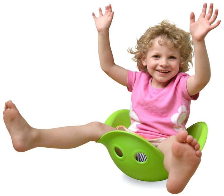 Bilibo, muszelka do zabawy, zielona