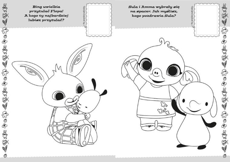 Bing. Koloruj i naklejaj