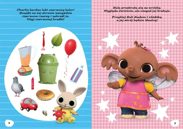 Bing. Zabawy i zadania z naklejkami