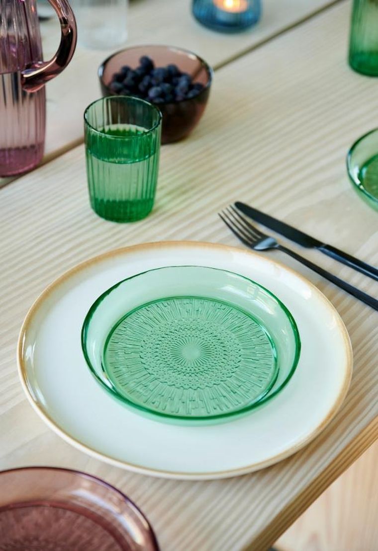 Bitz, Kusintha, talerz, green, 18 cm