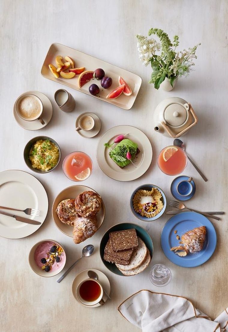 Bitz, talerz deserowy, wood/ocean, 22 cm