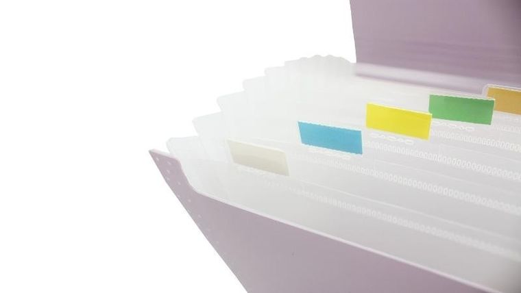 Biurfol, teczka harmonijkowa A4, róż morandi, 1 szt.