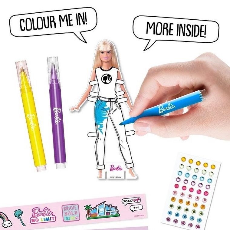 Bladez, Maker Kitz, Barbie, zestaw kreatywny z mazakami