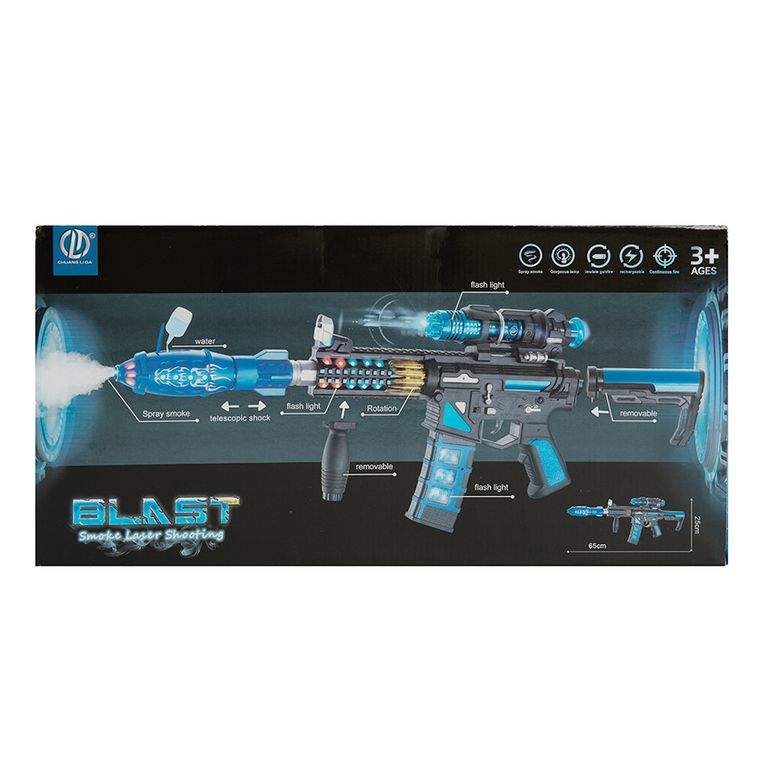 Blast, karabin z parą wodną, światło i dźwięk