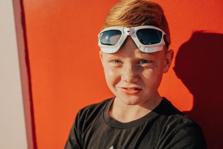 Bling2o, okulary do pływania, galaxy, białe