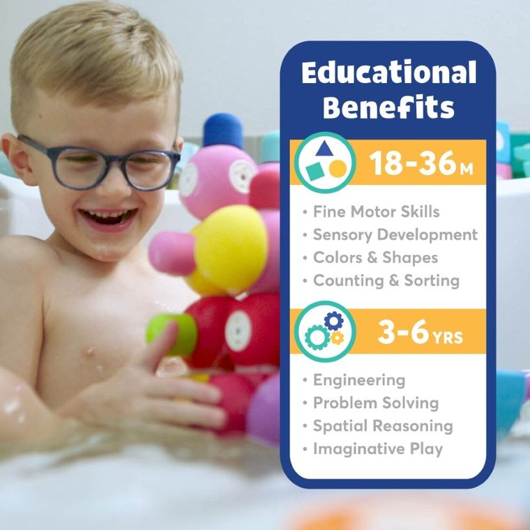 Blockaroo, Robot, klocki magnetyczne, 10 elementów